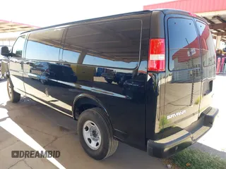 2023 GMC Savana Cargo with VIN 1GTW7BFP1P1165243, listed as a IAAI auction lot 42074066 with 14,530 mi miles. Bid and sale history available at carsss.com. Image 3.