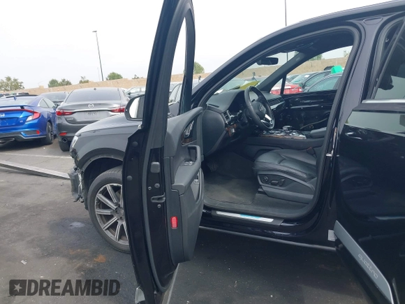 2017 Audi Q7 Premium Plus with VIN WA1LAAF72HD014498, listed as a IAAI auction lot 42154023 with 54,006 mi miles. Bid and sale history available at carsss.com. Image 5.
