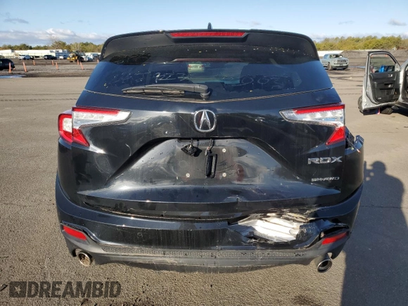 2021 Acura RDX Technology with VIN 5J8TC2H50ML011456, listed as a Copart auction lot 49070805 with 28,537 mi miles and Non repairable. Bid and sale history available at DreamBid. Image 6.