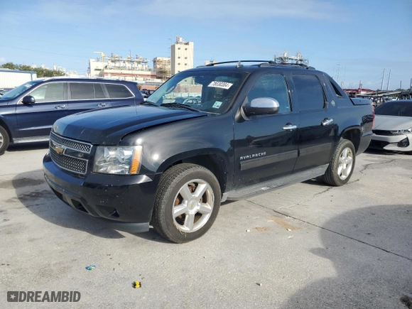 2013 Chevrolet Avalanche LS with VIN 3GNMCEE00DG359033, listed as a Copart auction lot 78630384 with 184,381 mi miles and Salvage Title. Bid and sale history available at carsss.com. Image 1.