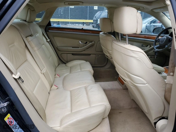 2007 Audi A8 L 4.2L with VIN WAUMV44E87N009877, listed as a Copart auction lot 41709745 with 186,133 mi miles and Salvage Title. Bid and sale history available at carsss.com. Image 10.