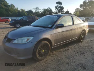 2005 Honda Civic Cpe EX with VIN 1HGEM22955L031091, listed as a Copart auction lot 73476834 with 142,771 mi miles and Clean Title. Bid and sale history available at carsss.com. Image 1.