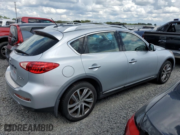 2017 Infiniti QX50 with VIN JN1BJ0RP5HM385181, listed as a Copart auction lot 73854854 with 0 mi miles and Salvage Title. Bid and sale history available at carsss.com. Image 3.