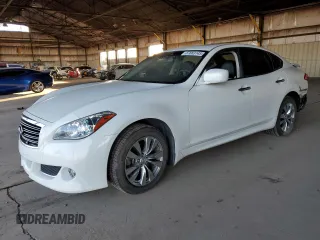 2013 Infiniti M37 with VIN JN1BY1AR5DM604780, listed as a Copart auction lot 87883145 with 94,399 mi miles and Salvage Title. Bid and sale history available at carsss.com. Image 1.