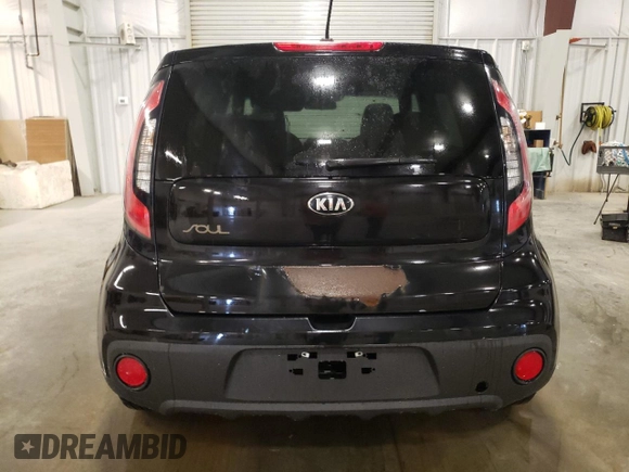 2017 Kia Soul with VIN KNDJN2A20H7483557, listed as a Copart auction lot 55241285 with 197,766 mi miles and Salvage Title. Bid and sale history available at carsss.com. Image 6.