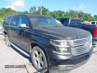 2015 Chevrolet Suburban LTZ with VIN 1GNSCKKC1FR144669, listed as a IAAI auction lot 42558221 with 199,669 mi miles and . Bid and sale history available at DreamBid. Image 1.