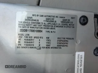 2008 Suzuki XL7 • with VIN 2S3DB117686100864, listed as a Copart auction lot 86096494 with 92,309 mi miles and Salvage Title. Bid and sale history available at carsss.com. Image 13.