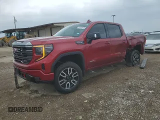 2024 GMC Sierra 1500 AT4 with VIN 1GTUUEEL6RZ338727, listed as a Copart auction lot 51480445 with 13,883 mi miles and Salvage title. Bid and sale history available at DreamBid. Image 1.