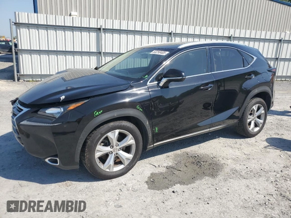 2017 Lexus NX 200t with VIN JTJYARBZ9H2059156, listed as a Copart auction lot 53250485 with 95,902 mi miles and Salvage Title. Bid and sale history available at DreamBid. Image 1.