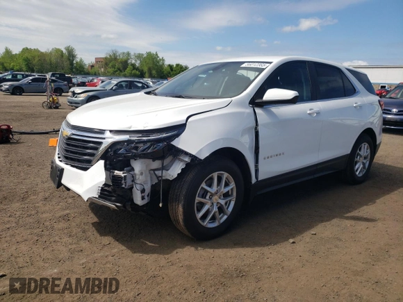 2023 Chevrolet Equinox LT with VIN 3GNAXUEG9PS113663, listed as a Copart auction lot 56012365 with 8,623 mi miles and Salvage title. Bid and sale history available at DreamBid. Image 1.