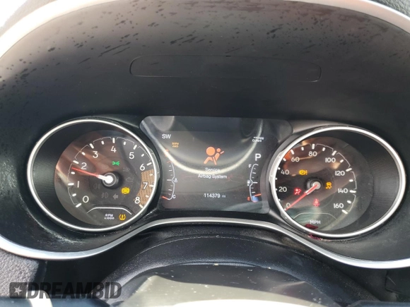 2019 Jeep Compass Latitude with VIN 3C4NJDBB2KT621111, listed as a Copart auction lot 50031545 with 117,379 mi miles and Salvage Title. Bid and sale history available at DreamBid. Image 9.