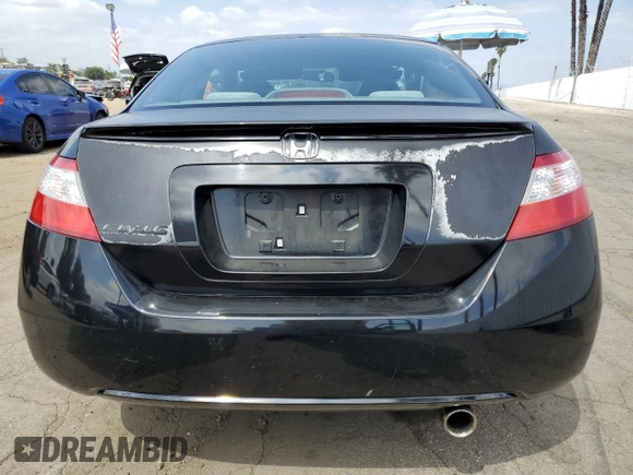 2008 Honda Civic Cpe EX with VIN 2HGFG12868H519612, listed as a Copart auction lot 54529245 with 151,460 mi miles and Salvage Title. Bid and sale history available at carsss.com. Image 6.