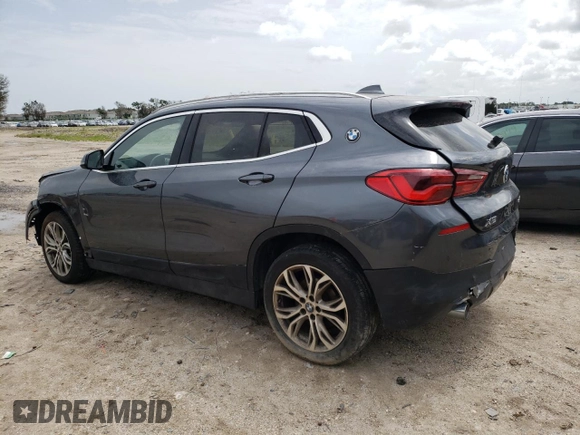 2020 BMW X2 sDrive28i with VIN WBXYH9C07L5P99569, listed as a Copart auction lot 62471604 with Not provided miles and Clean title. Bid and sale history available at DreamBid. Image 2.