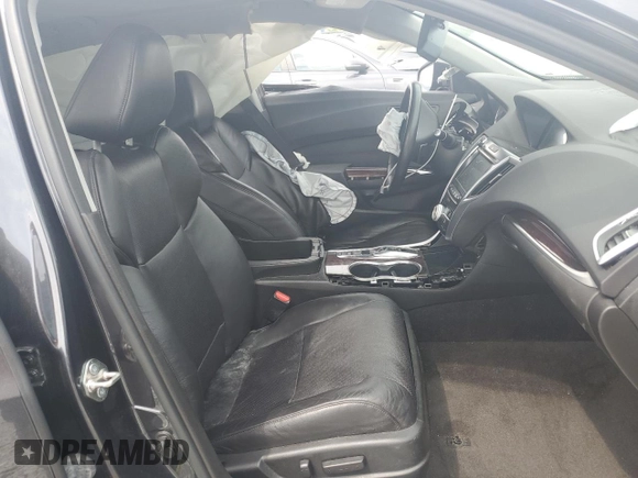 2015 Acura TLX Technology with VIN 19UUB3F53FA000885, listed as a Copart auction lot 52609935 with 120,971 mi miles and Salvage title. Bid and sale history available at DreamBid. Image 7.