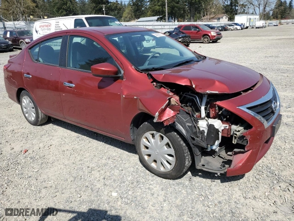 2019 Nissan Versa Sedan SV with VIN 3N1CN7AP4KL836700, listed as a Copart auction lot 54002575 with 49,387 mi miles and Salvage Title. Bid and sale history available at carsss.com. Image 4.