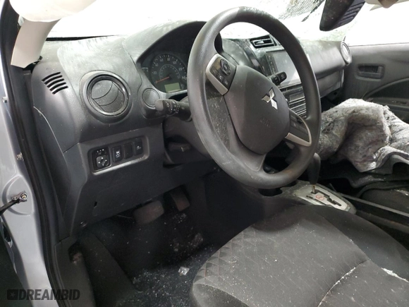 2024 Mitsubishi Mirage ES with VIN ML32AUHJ3RH016530, listed as a Copart auction lot 53630045 with 0 mi miles and Non Repairable. Bid and sale history available at carsss.com. Image 8.