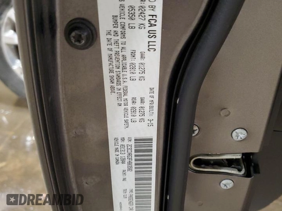 2015 Chrysler 300 Limited with VIN 2C3CCARG3FH803582, listed as a Copart auction lot 87930905 with 58,750 mi miles and Salvage Title. Bid and sale history available at carsss.com. Image 12.