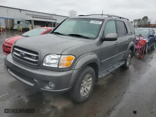 2003 Toyota Sequoia Limited with VIN 5TDBT48A63S166061, listed as a Copart auction lot 51860455 with 224,516 mi miles and Clean Title. Bid and sale history available at carsss.com. Image 1.