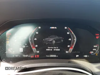 2023 BMW M4 Competition xDrive с VIN WBS33BA0XPCL38893, выставлен на аукционе Copart как лот 53131065 с пробегом 29 058 миль миль и Списание • Salvage title. История ставок и продаж доступна на DreamBid. Изображение 9.