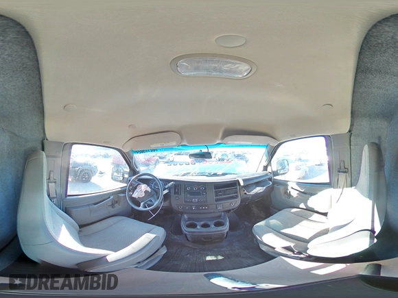 2020 GMC Savana Cargo Van with VIN 1GTZ7HFP8L1134064, listed as a Copart auction lot 82175024 with 94,609 mi miles and Salvage Title. Bid and sale history available at carsss.com. Image 16.