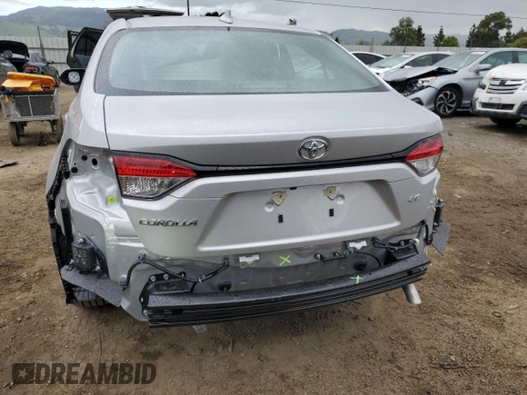 2025 Toyota Corolla LE with VIN 5YFB4MDE2SP266977, listed as a Copart auction lot 51248035 with 507 mi miles and Salvage Title. Bid and sale history available at carsss.com. Image 6.