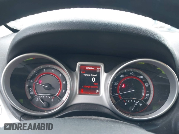 2014 Dodge Journey American Value Pkg with VIN 3C4PDCAB4ET149493, listed as a IAAI auction lot 41549858 with 117,905 mi miles. Bid and sale history available at carsss.com. Image 7.