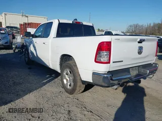 2020 Ram 1500 Big Horn with VIN 1C6RREBT8LN277897, listed as a IAAI auction lot 41351006 with 50,155 mi miles. Bid and sale history available at carsss.com. Image 3.