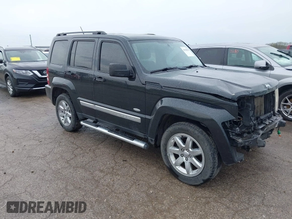 2012 Jeep Liberty Sport with VIN 1C4PJMAKXCW192564, listed as a IAAI auction lot 41948090 with 156,027 mi miles. Bid and sale history available at carsss.com. Image 1.