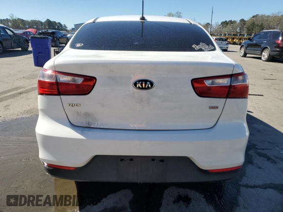2017 Kia Rio LX with VIN KNADM4A30H6103978, listed as a Copart auction lot 50144875 with 102,408 mi miles and Salvage Title. Bid and sale history available at carsss.com. Image 6.