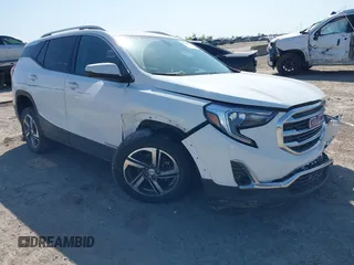 2019 GMC Terrain SLT z VIN 3GKALPEV4KL237058, wystawiony jako IAAI lot #41989538 z przebiegiem 122 150 mil mil oraz . Historia ofert i sprzedaży dostępna na DreamBid. Obrazek 1.
