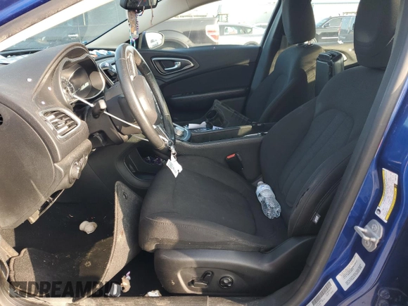 2015 Chrysler 200 Limited with VIN 1C3CCCAB1FN697104, listed as a Copart auction lot 58912235 with Not provided miles and Salvage title. Bid and sale history available at DreamBid. Image 7.