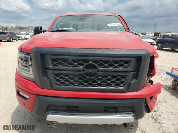 2024 Nissan Titan XD PRO-4X with VIN 1N6AA1FB9RN110722, listed as a Copart auction lot 64190064 with NaN miles and Salvage Title. Bid and sale history available at carsss.com. Image 5.