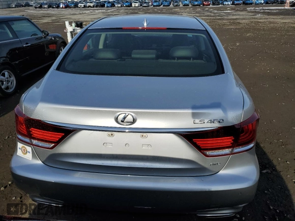 2014 Lexus LS 460 with VIN JTHCL5EF3E5022968, listed as a Copart auction lot 86642464 with 67,680 mi miles and Salvage title. Bid and sale history available at DreamBid. Image 6.