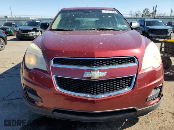 2010 Chevrolet Equinox LS with VIN 2CNFLCEW5A6209562, listed as a Copart auction lot 47591735 with 138,523 mi miles and Clean Title. Bid and sale history available at carsss.com. Image 5.