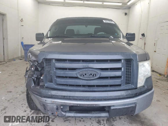 2010 Ford F-150 XL with VIN 1FTEX1CW0AFB44606, listed as a Copart auction lot 56570045 with 166,448 mi miles and Salvage title. Bid and sale history available at DreamBid. Image 5.