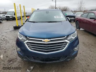 2020 Chevrolet Equinox Premier with VIN 2GNAXNEV7L6179688, listed as a Copart auction lot 43816605 with 53,697 mi miles and Salvage Title. Bid and sale history available at carsss.com. Image 5.