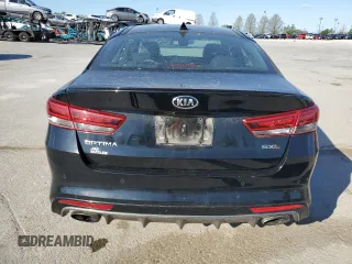 2017 Kia Optima SX Limited with VIN 5XXGV4L27HG133353, listed as a Copart auction lot 52739975 with 128,091 mi miles and Salvage title. Bid and sale history available at DreamBid. Image 6.