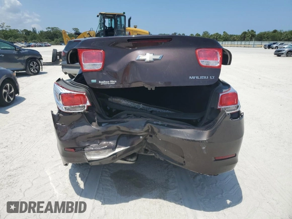 2015 Chevrolet Malibu LT with VIN 1G11C5SL1FF282440, listed as a Copart auction lot 53629585 with 86,566 mi miles and Salvage Title. Bid and sale history available at DreamBid. Image 6.