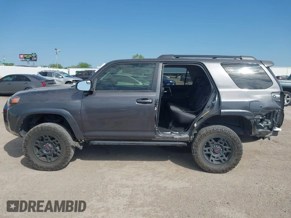 2019 Toyota 4Runner SR5 with VIN JTEBU5JR3K5713628, listed as a IAAI auction lot 42003303 with 65,026 mi miles and . Bid and sale history available at DreamBid. Image 14.