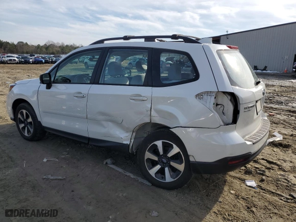 2018 Subaru Forester with VIN JF2SJABCXJH485884, listed as a Copart auction lot 43387705 with 105,865 mi miles and Salvage Title. Bid and sale history available at carsss.com. Image 2.