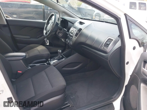 2017 Kia Forte LX with VIN 3KPFK4A76HE111114, listed as a IAAI auction lot 42010385 with 198,304 mi miles. Bid and sale history available at carsss.com. Image 5.