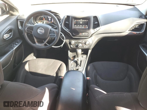 2021 Jeep Cherokee Latitude with VIN 1C4PJLCB0MD116288, listed as a Copart auction lot 87993735 with 136,056 mi miles and Salvage Title. Bid and sale history available at carsss.com. Image 8.