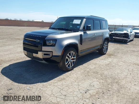 2023 Land Rover Defender X с VIN SALEX7EU1P2148879, выставлен на аукционе IAAI как лот 41770581 с пробегом 32 831 миль миль и . История ставок и продаж доступна на DreamBid. Изображение 2.