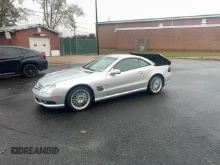 2003 Mercedes-Benz SL 55/63 AMG with VIN WDBSK74F43F035473, listed as a Copart auction lot 91118735 with 58,581 mi miles and Clean title. Bid and sale history available at DreamBid. Image 11.