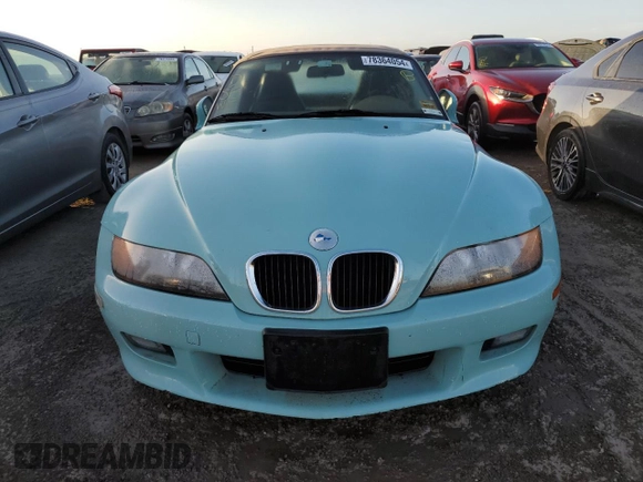 1997 BMW 3 Series 2.8L with VIN 4USCJ3324VLC07969, listed as a Copart auction lot 78364054 with 41,444 mi miles and Non Repairable. Bid and sale history available at carsss.com. Image 5.