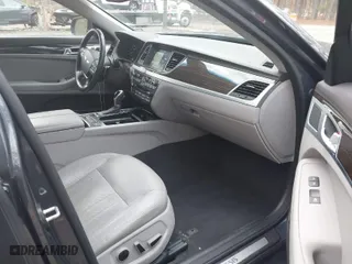 2017 Genesis G80 3.8L with VIN KMHGN4JE9HU168396, listed as a IAAI auction lot 41248466 with 108,708 mi miles. Bid and sale history available at carsss.com. Image 5.