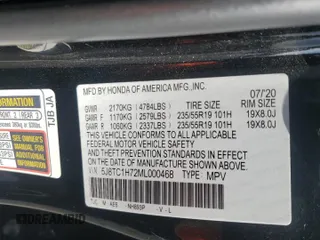 2021 Acura RDX w/Advance Package with VIN 5J8TC1H72ML000468, listed as a Copart auction lot 83465824 with 60,714 mi miles and Salvage Title. Bid and sale history available at carsss.com. Image 15.