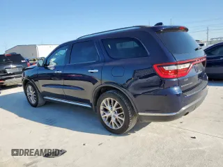 2016 Dodge Durango SXT with VIN 1C4RDHAG9GC346546, listed as a Copart auction lot 60976885 with 145,260 mi miles and Salvage title. Bid and sale history available at DreamBid. Image 2.