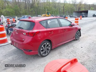 2018 Toyota Corolla iM with VIN JTNKARJE7JJ573943, listed as a IAAI auction lot 42080333 with 99,860 mi miles. Bid and sale history available at carsss.com. Image 4.