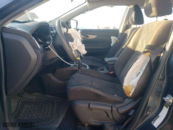 2015 Nissan Rogue S with VIN KNMAT2MTXFP537051, listed as a Copart auction lot 45893175 with 88,665 mi miles and Salvage Title. Bid and sale history available at carsss.com. Image 7.